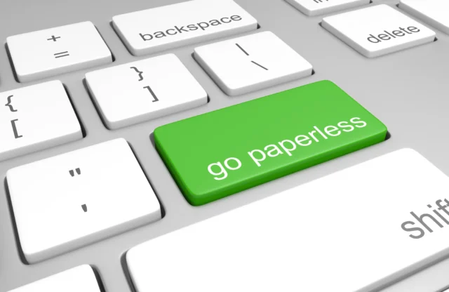 Encourage A Paperless Environment 640x416