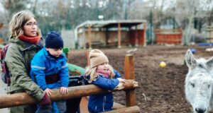 Kids visiting Farm scaled